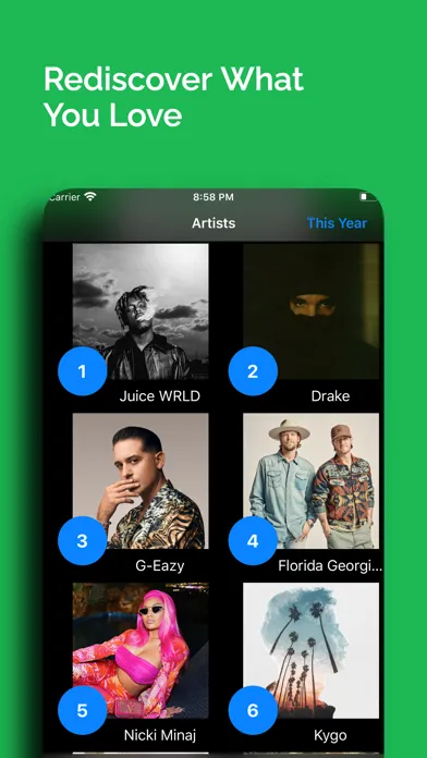 Year-In-Review for Spotify應用截圖