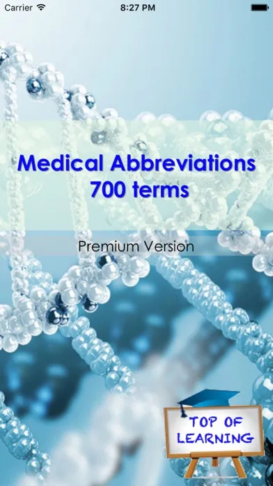Скриншоты Medical Abbreviations 700 terms
