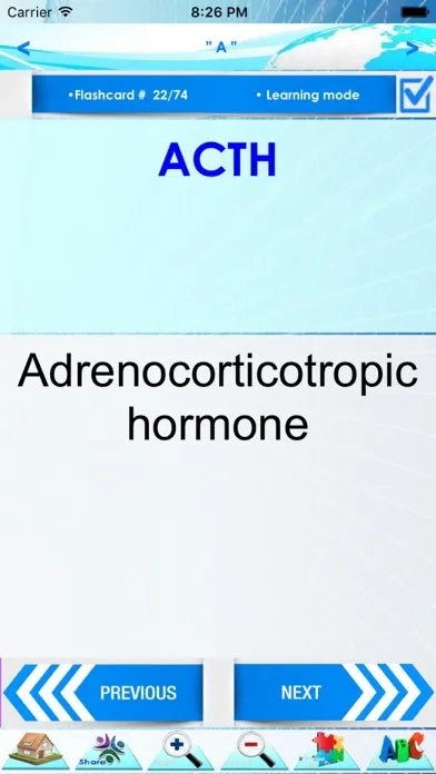 Скриншоты Medical Abbreviations 700 terms
