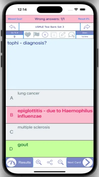 Zrzuty ekranu USMLE Exam Review 6000 Quiz