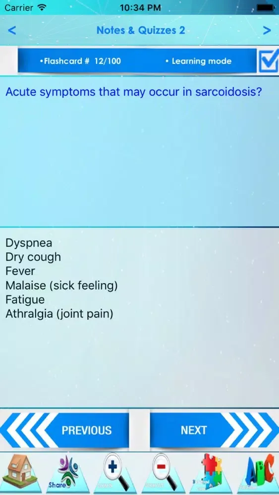 Captures d'écran de Allergies & Hypersensitivities