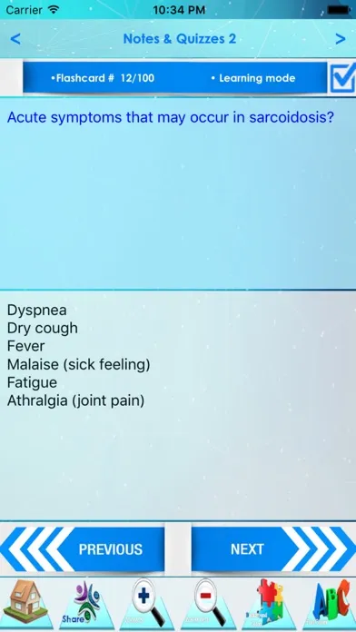 Zrzuty ekranu Allergies & Immunology fundamentals - Free study notes, quizzes & concepts