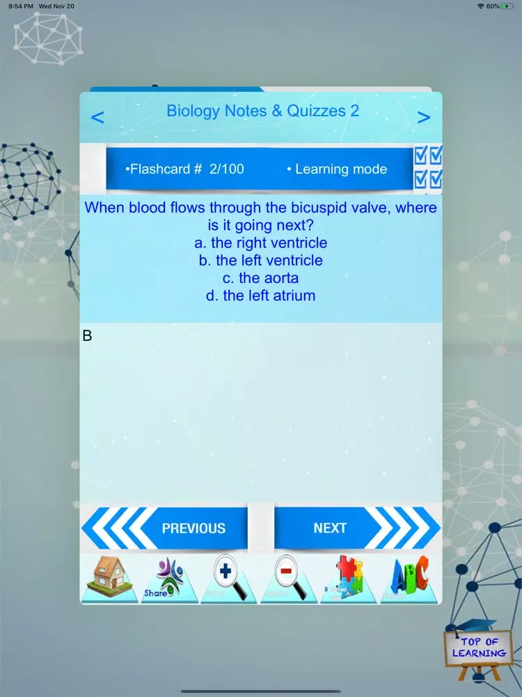 Capturas de tela do Biology Exam Review: 1660 Quiz iPad 