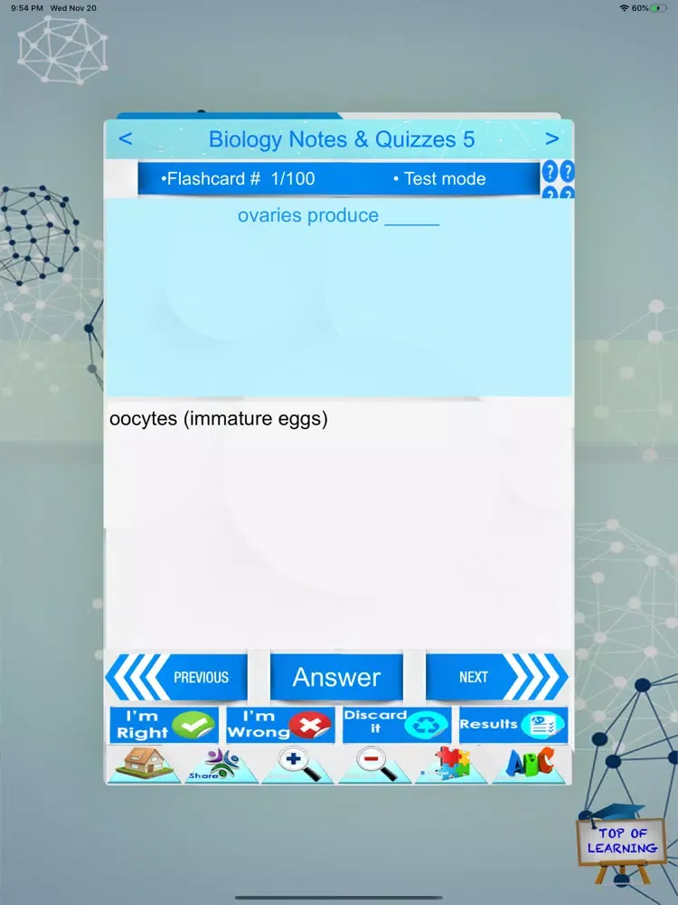 Capturas de tela do Biology Exam Review: 1660 Quiz iPad 