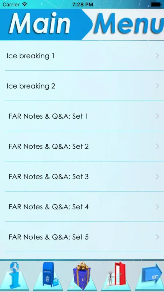 Zrzuty ekranu CPA FAR Exam Review 3200 Notes