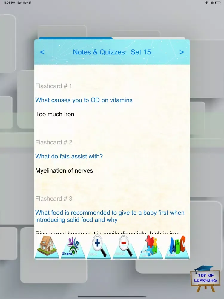 Child Nutrition, Health Safety iPad 應用截圖