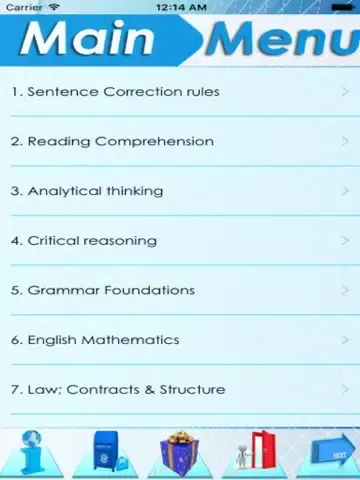 English Writing tools & rules to improve your skills (+2000 notes, tips & quiz) iPad Screenshots