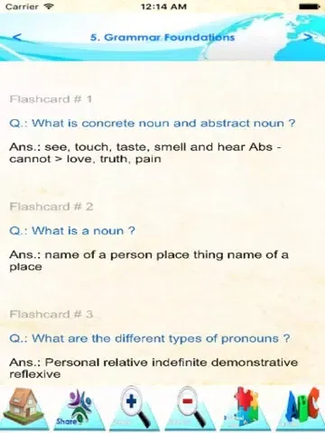 English Writing tools & rules to improve your skills (+2000 notes, tips & quiz) iPad Screenshots