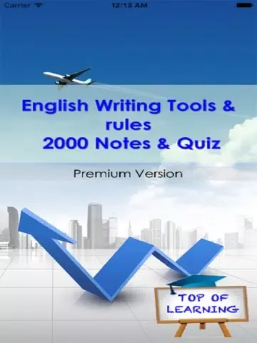 English Writing tools & rules to improve your skills (+2000 notes, tips & quiz) iPad Screenshots
