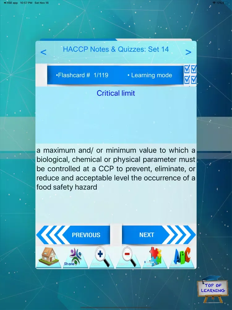 HACCP Principles & Practices iPad  스크린샷