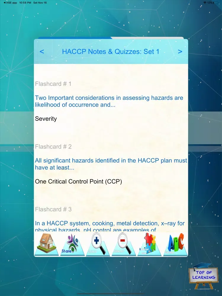 HACCP Principles & Practices iPad  스크린샷