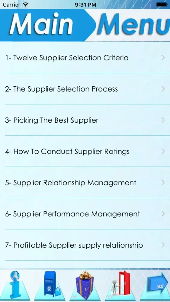Supplier Relationship Managmnt Screenshots