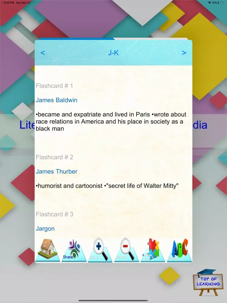Literary Terms & Essays Quiz iPad  Ekran Görüntüleri