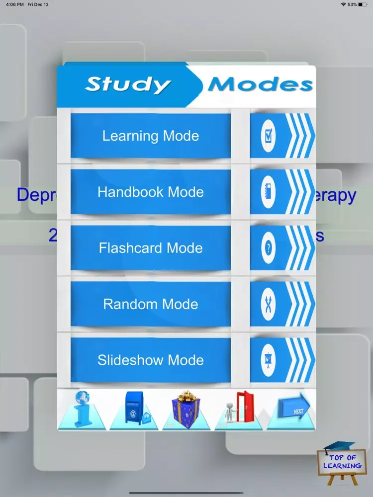 Скриншоты Depression symptoms & therapy iPad 