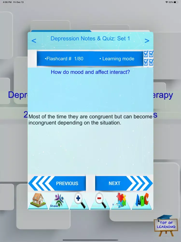 Скриншоты Depression symptoms & therapy iPad 