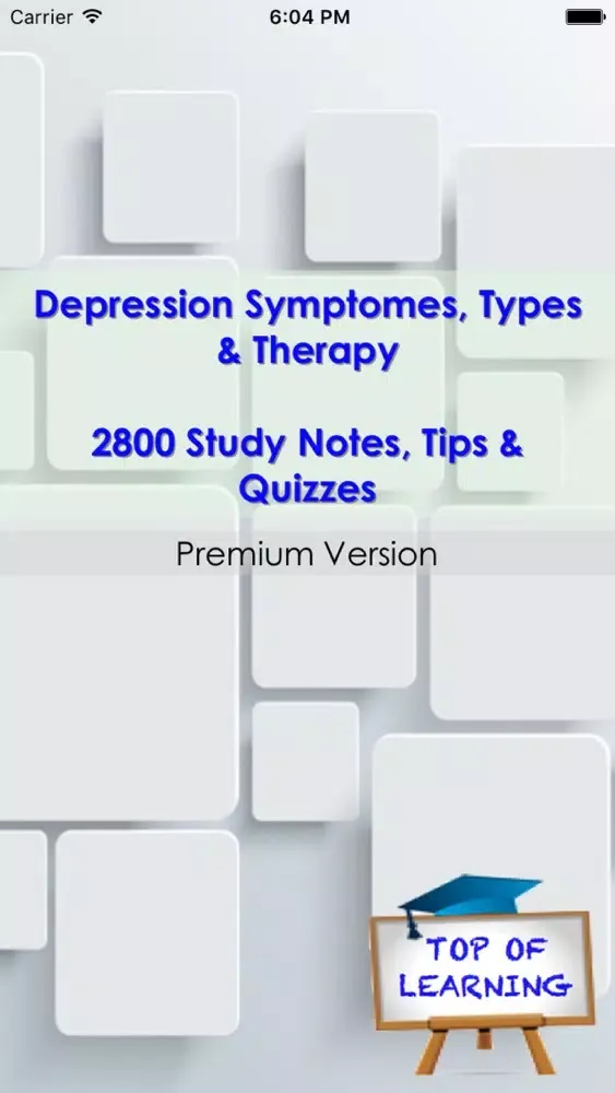 Скриншоты Depression symptoms & therapy