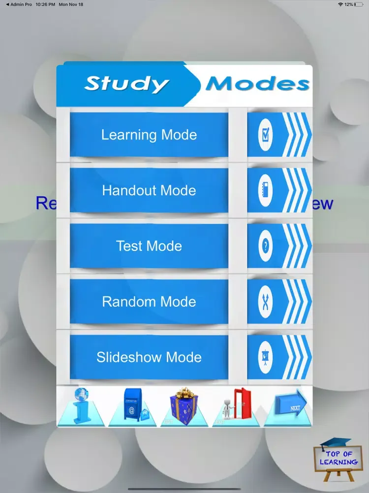 Capturas de pantalla de Relativity Administrator Exam iPad 