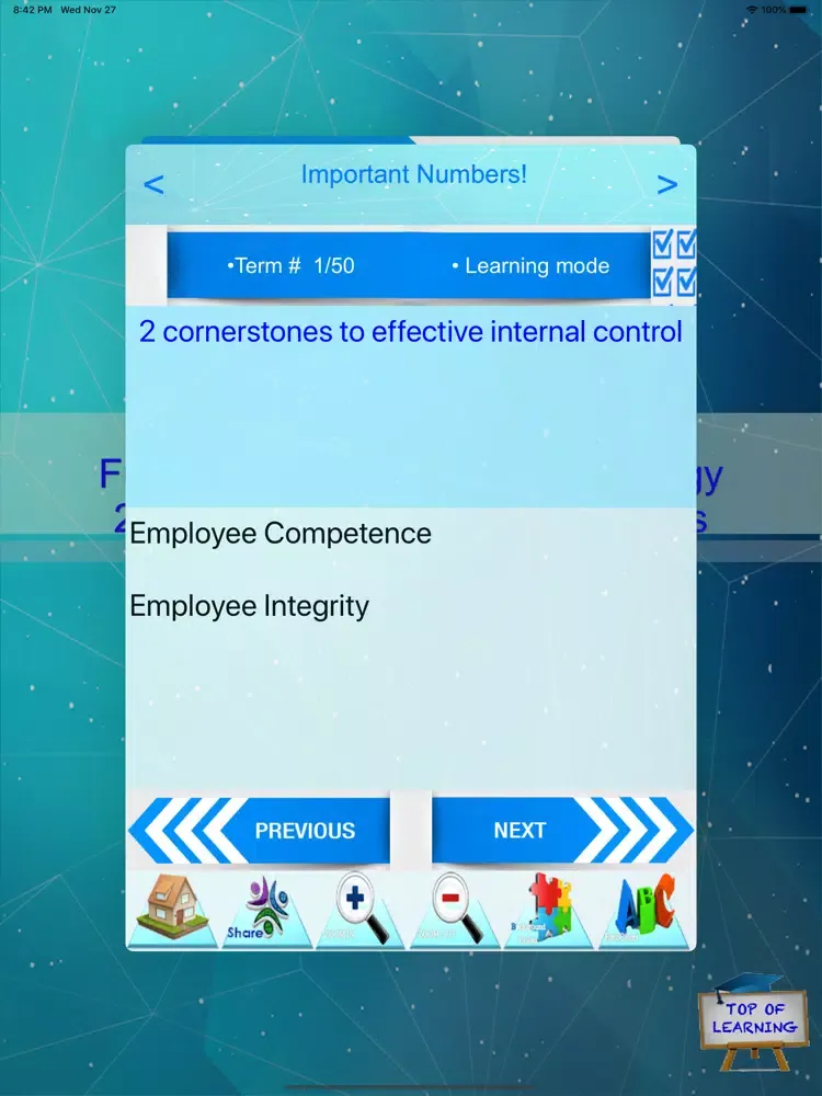 Risk Management Terminology iPad 应用截图