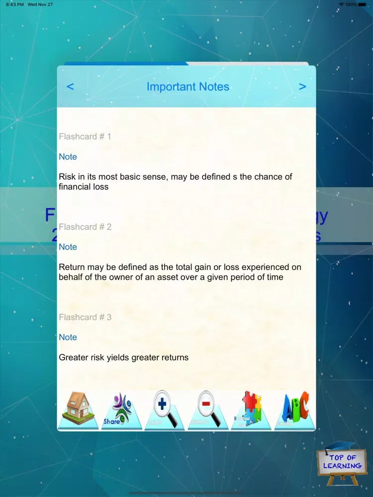 Risk Management Terminology iPad 应用截图