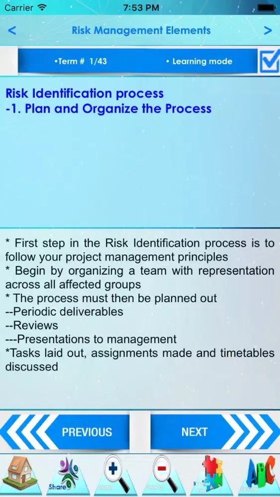 Risk Management Terminology应用截图