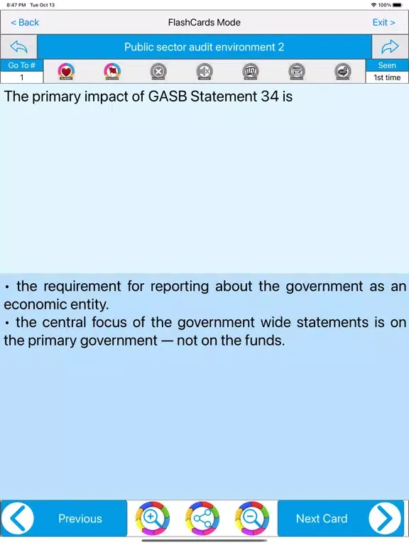 Government Audit fundamentals iPad  Screenshots