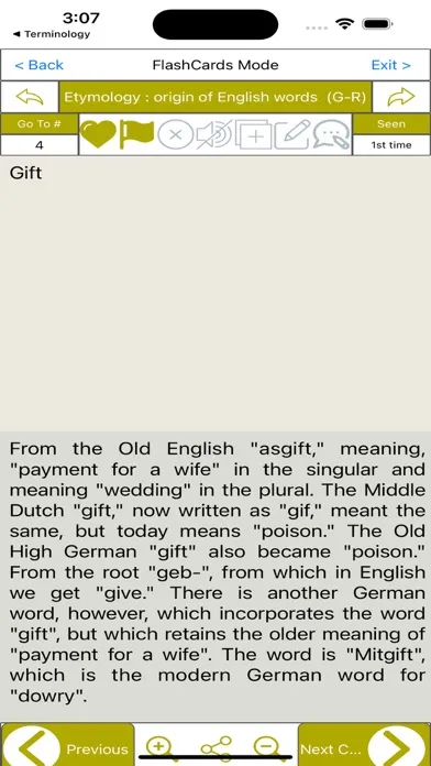 Etymology: +2200 English Words स्क्रीनशॉट
