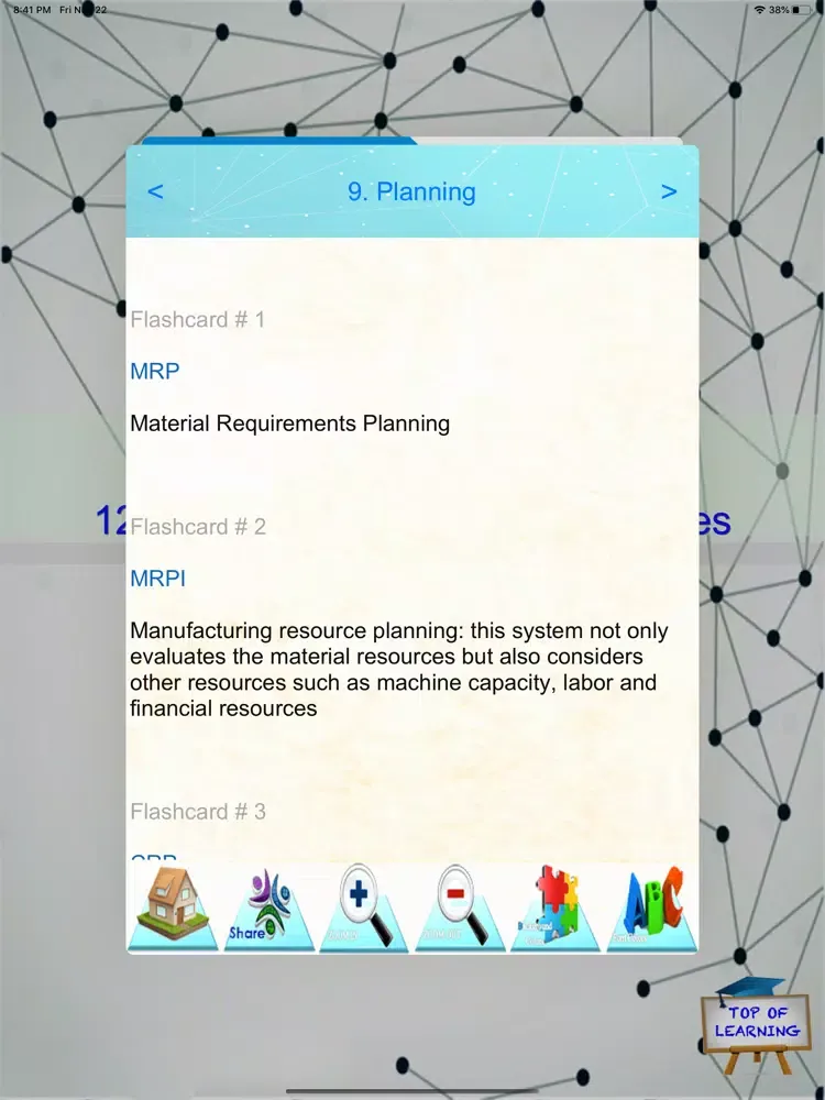 Zrzuty ekranu Supply Management Exam Rev P2 iPad 