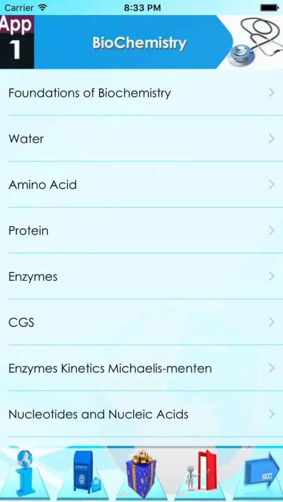 ภาพหน้าจอของ Biochemistry 2700 Notes & Quiz