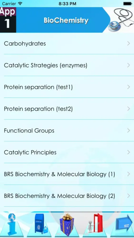 ภาพหน้าจอของ Biochemistry 2700 Notes & Quiz