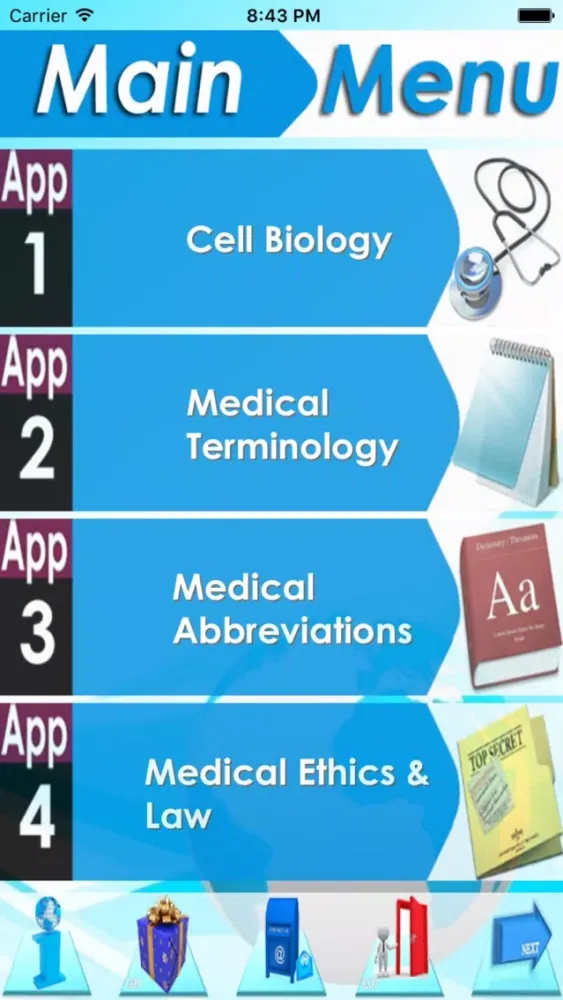 Screenshot di Cell Biology: 2300 Study Notes