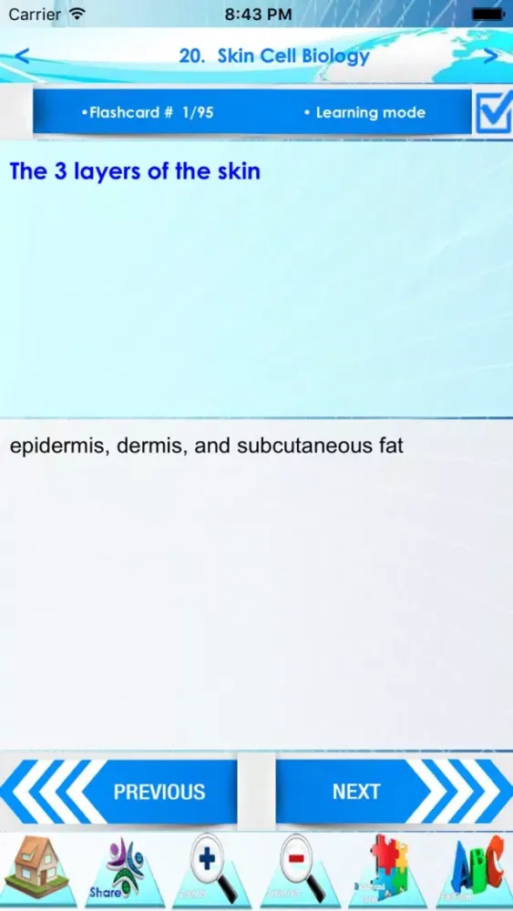 Screenshot di Cell Biology: 2300 Study Notes