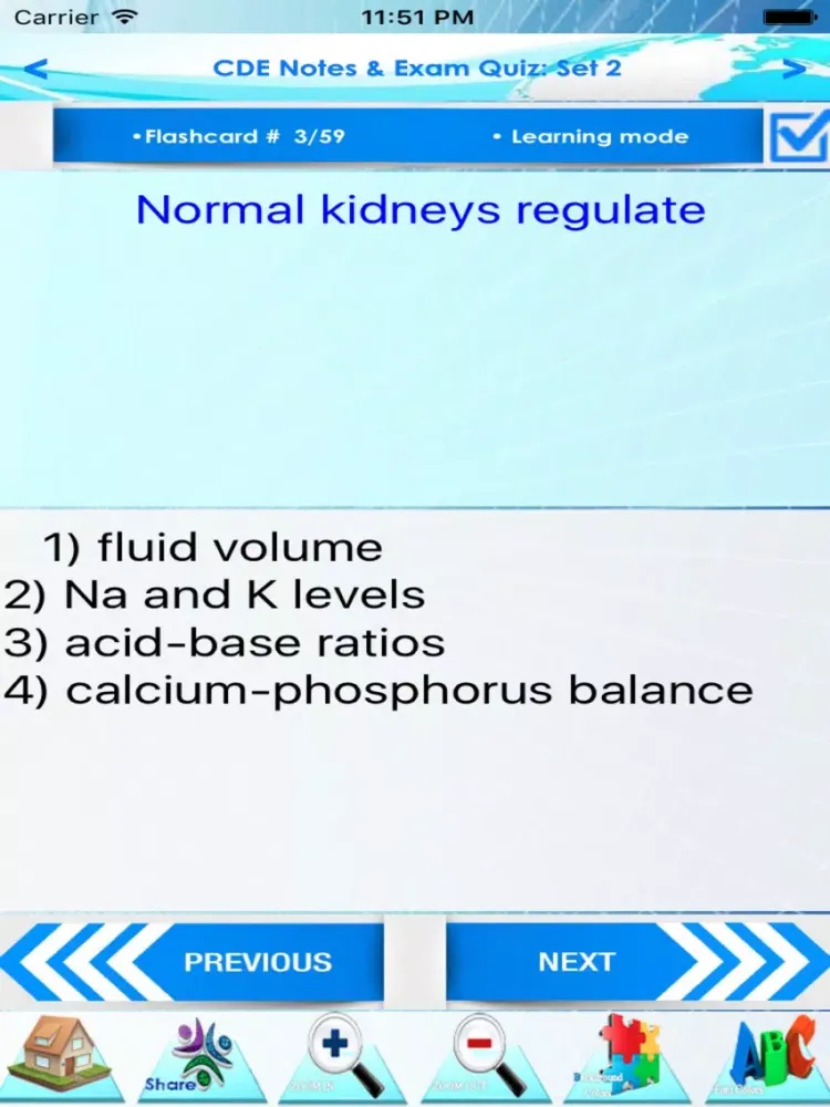 Скриншоты Diabetes Educator Exam Review: 1300 Study Notes, Tips & Quizzes iPad 