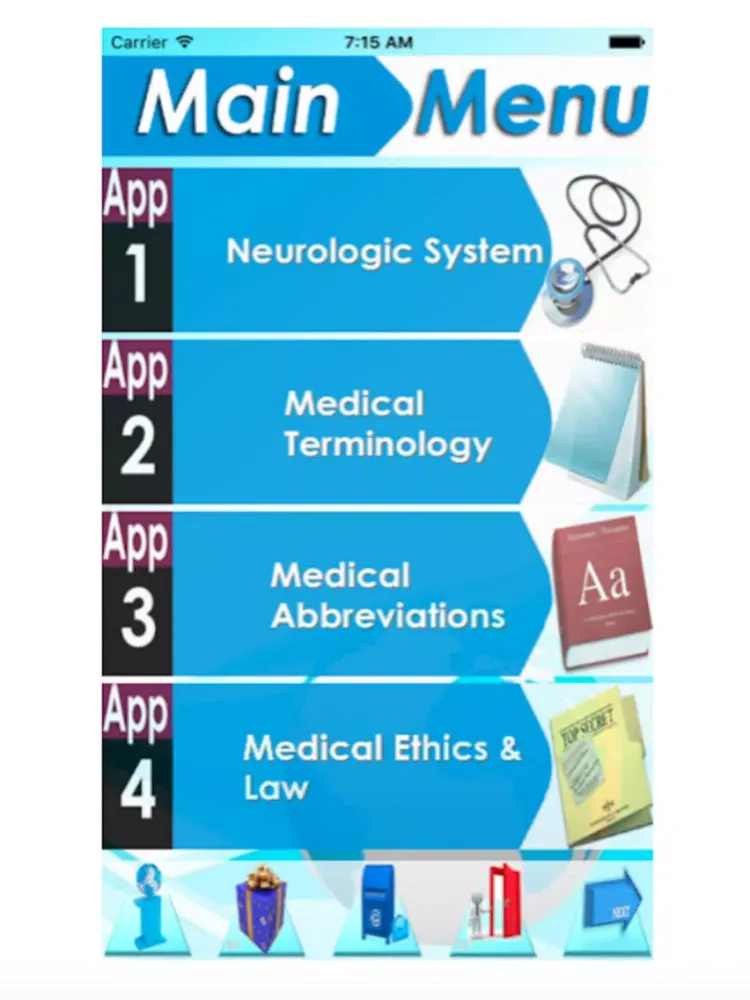ภาพหน้าจอของ NCLEX Neurology 2600 note&Quiz iPad 