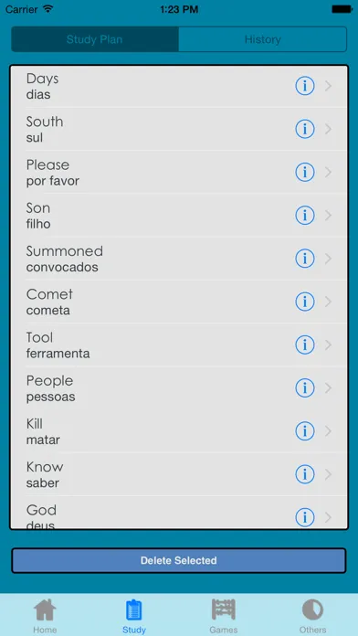 Portuguese Dictionary Screenshots