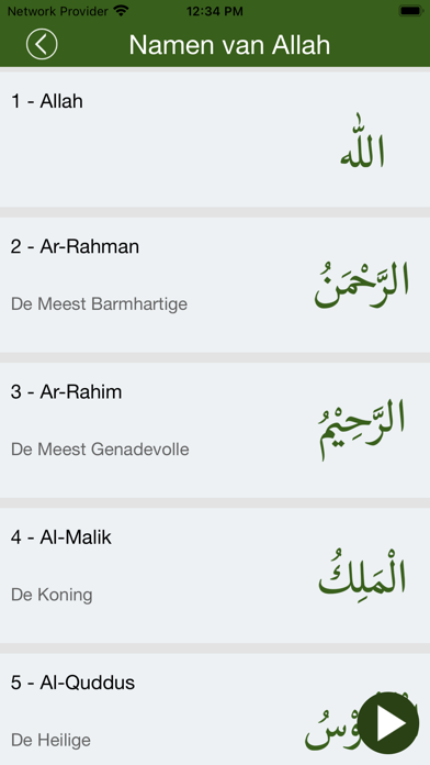 ภาพหน้าจอของ Koran in het Nederlands