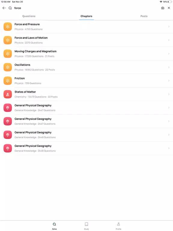Captures d'écran de Toppr Answr iPad 