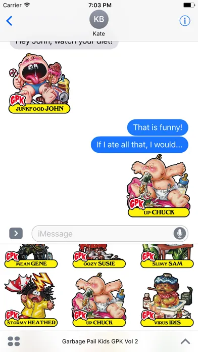 Garbage Pail Kids GPK Vol 2應用截圖