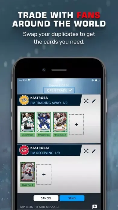 Topps® NHL SKATE™ Card Trader應用截圖