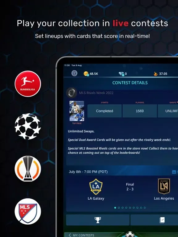 ภาพหน้าจอของ TOPPS® KICK® Card Trader iPad 