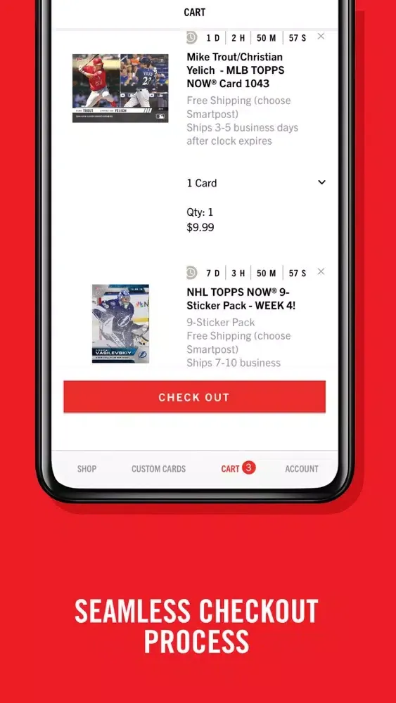 Topps Shop Screenshots