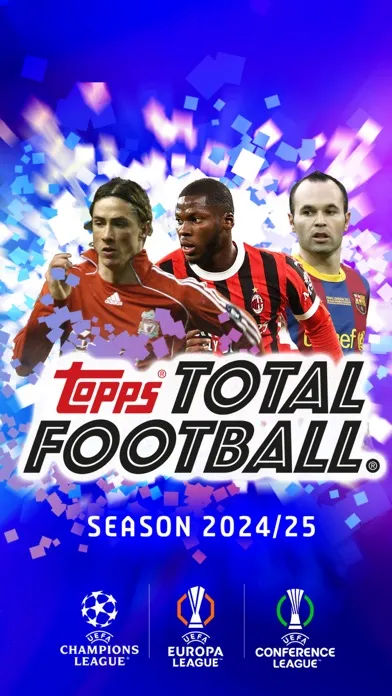 Capturas de tela do Topps Total Football®