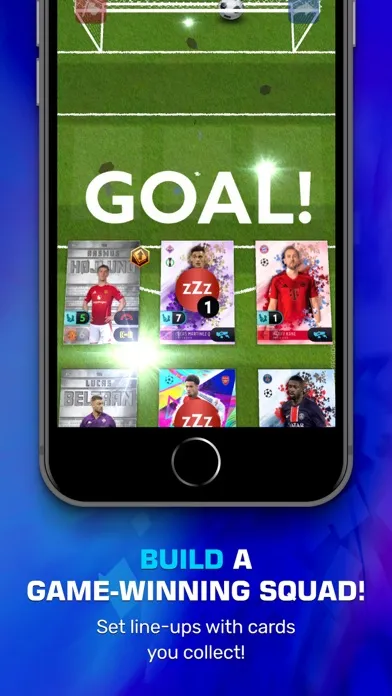 Capturas de tela do Topps Total Football®