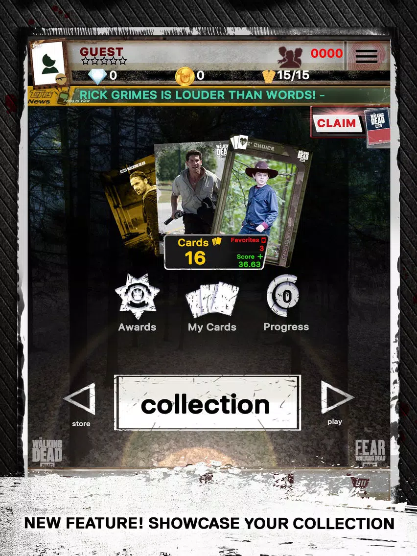TWD Universe Collect by Topps® iPad  Ekran Görüntüleri