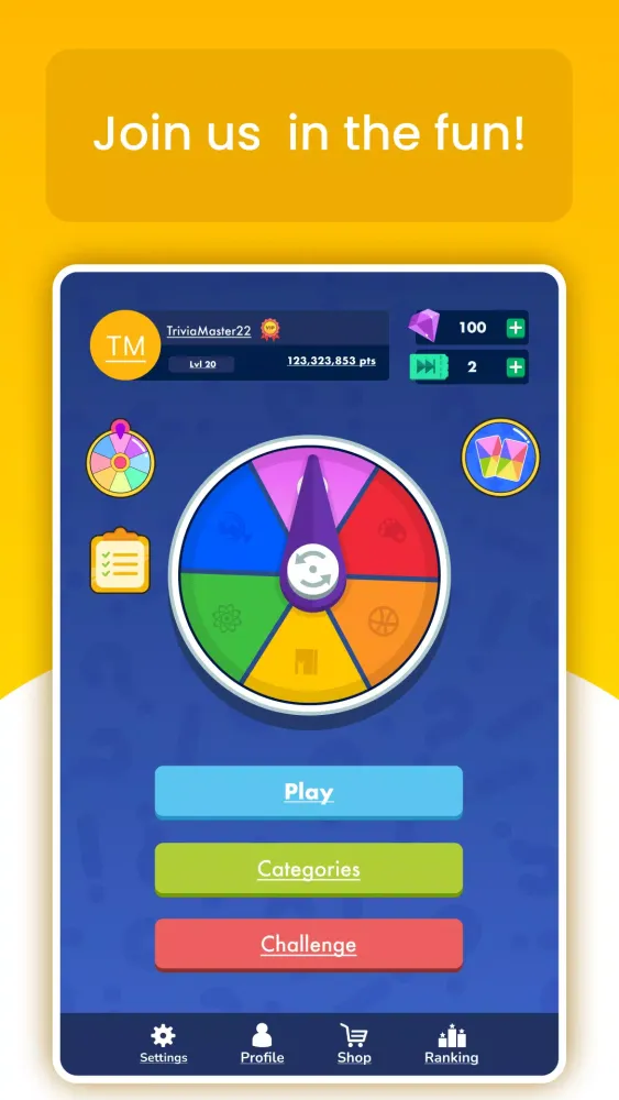 Captures d'écran de Trivia Quiz Knowledge