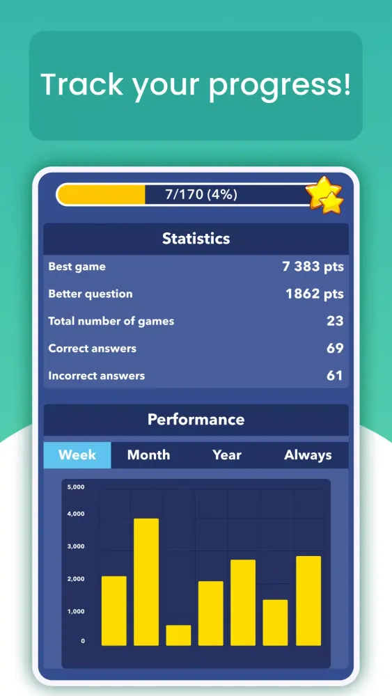 Captures d'écran de Trivia Quiz Knowledge