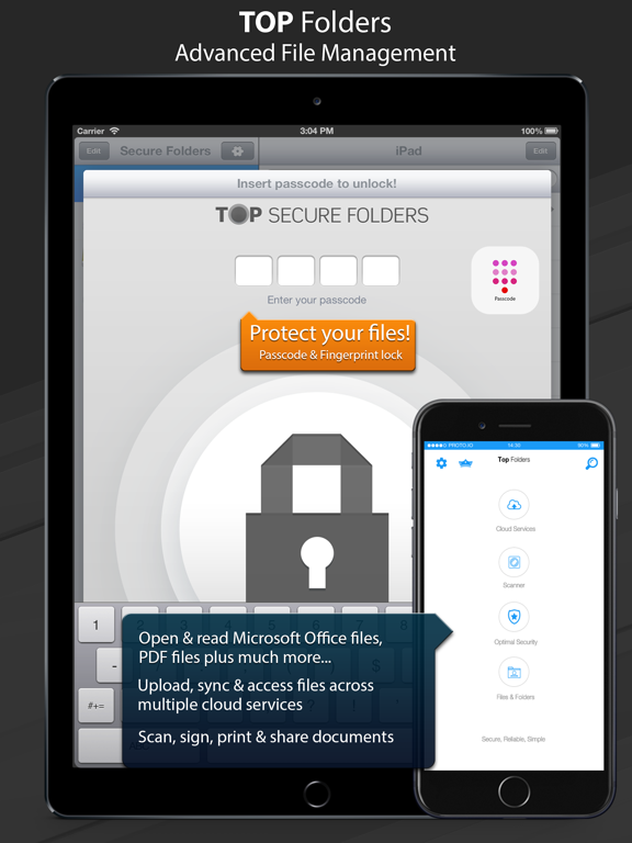 Captures d'écran de TOP Folders - Scan & Sync Docs iPad 