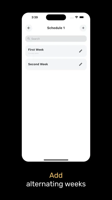 Studuck - Class schedule Screenshots