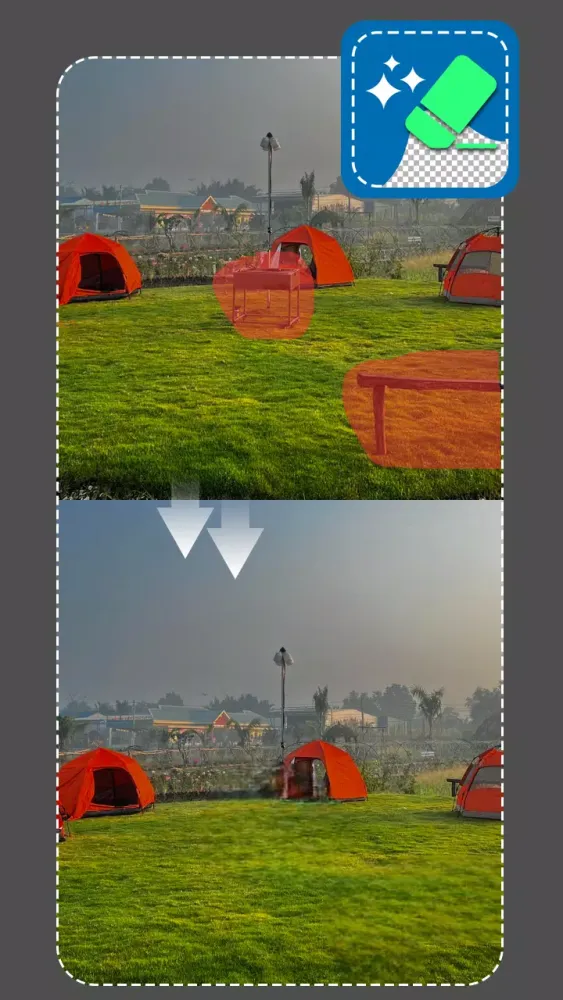 Tangkapan layar Retouch Remove object on photo