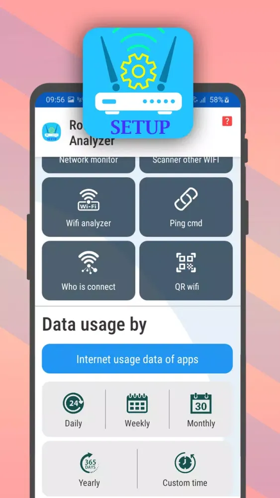 Router Admin and WiFi Analyzer Screenshots