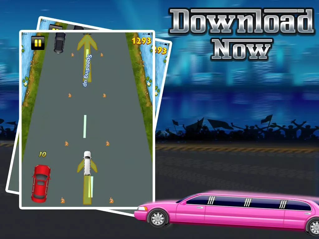 Zrzuty ekranu A Fancy Limo Race Pro iPad 